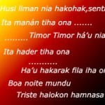 Writing-Timor